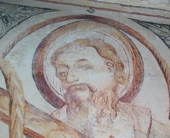 Palas de Rei - Vilar de Donas - Pintura Mural. Z.EPÍSTOLA-372- E
